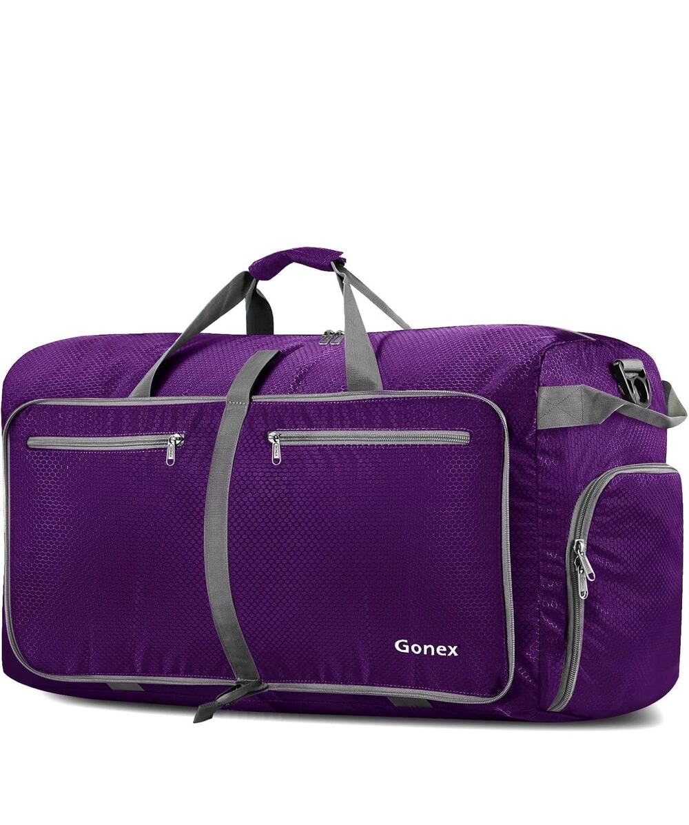 Gonex 150L Large Travel Duffle Bag - Purple